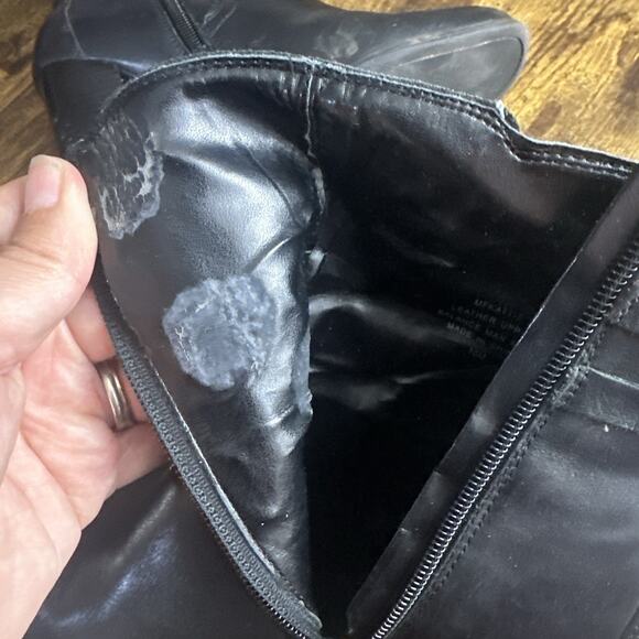 Marc Fisher Women's Kattie Ankle-Boots Black Leather Size 10 M - Picture 5 of 7